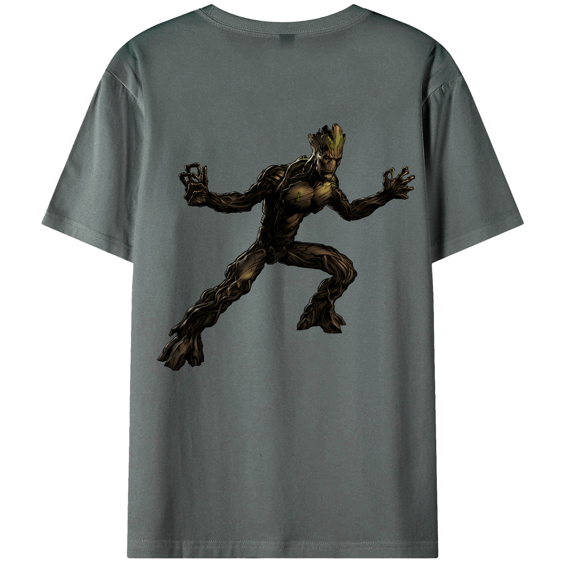 （画像用） アベンジャーズ The Avengers 綿100％ メンズ半袖Tシャツ（バックプリント） 通気性